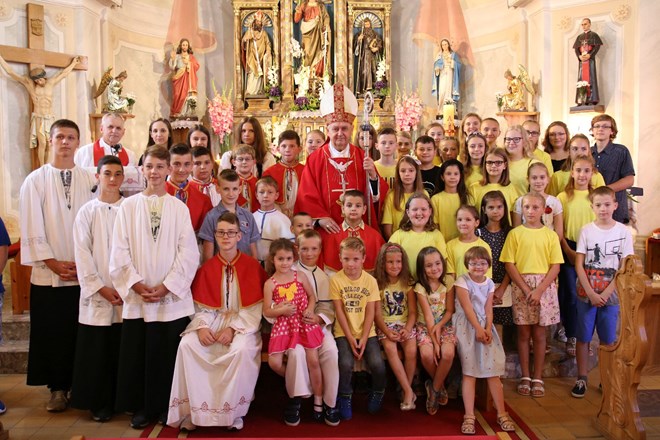 Biskup Mrzljak predvodio euharistiju na proslavi župnog blagdana u Margečanu